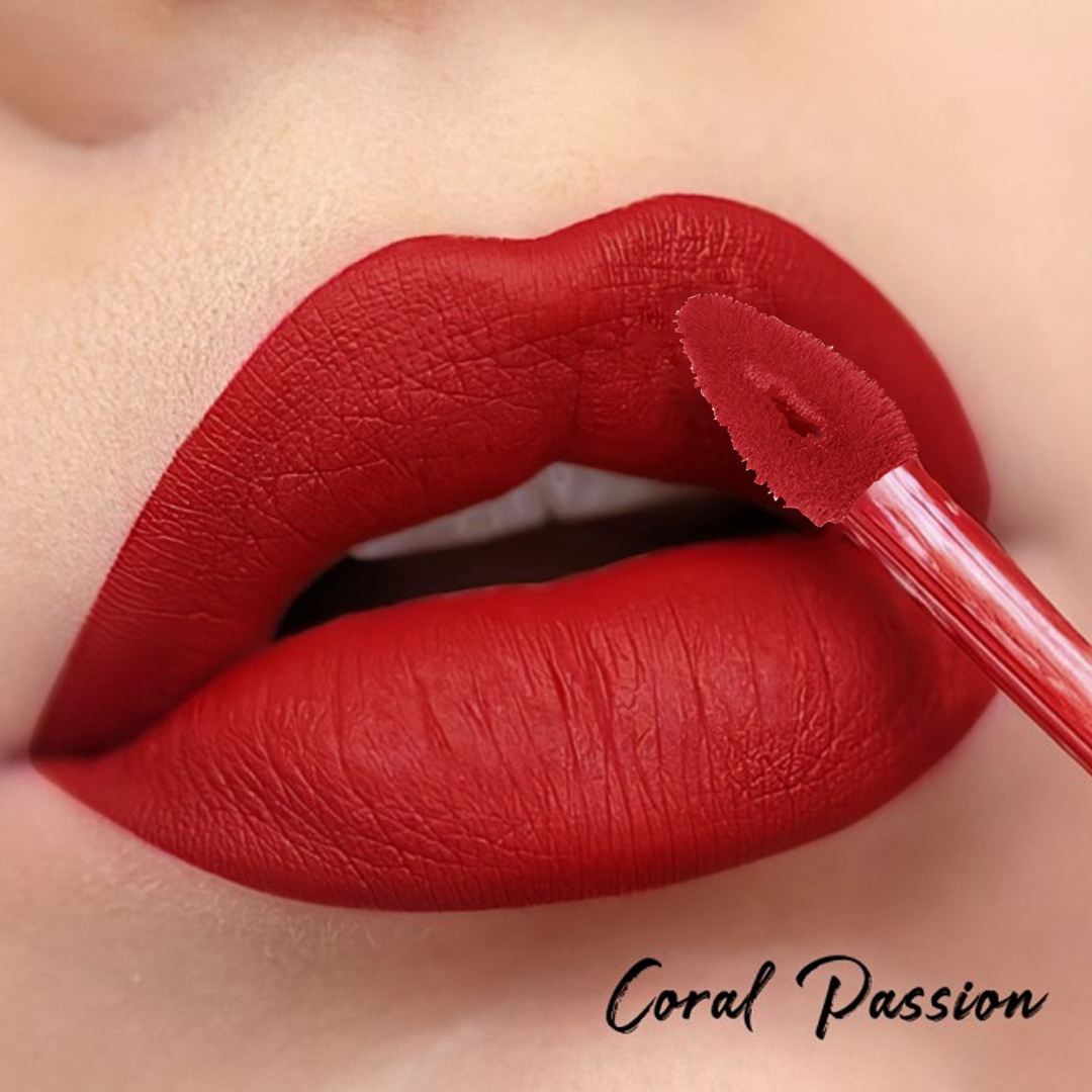 WABI Matte Revolution Liquid Lipstick - Coral Passion φωτογραφία